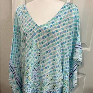 Lily Pulitzer Caftan with nude slip